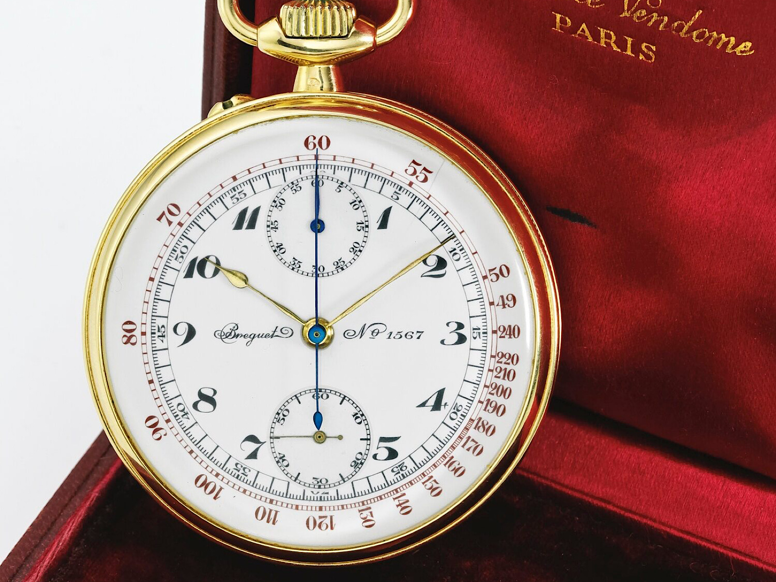 Đồng hồ bỏ túi Breguet Chronograph pulsometer năm 1880