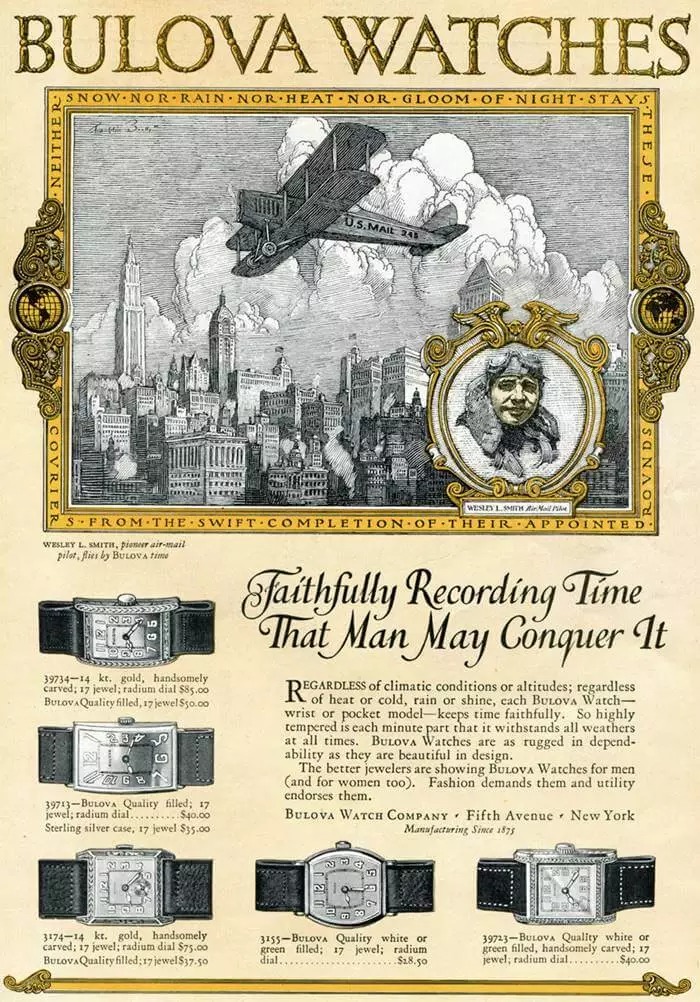lịch sử đồng hồ bulova năm 1927