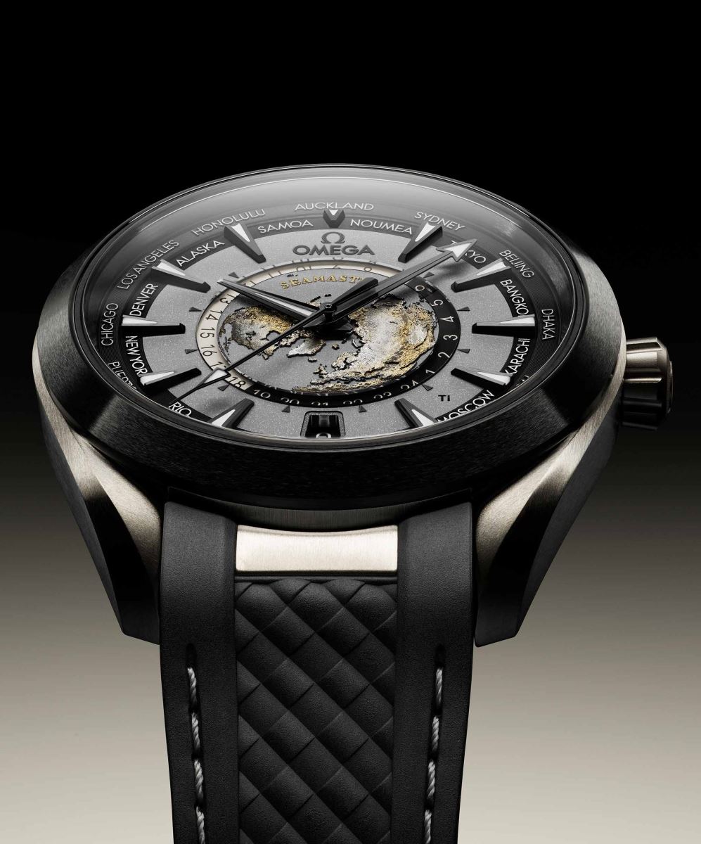 Omega công bố ba tùy chọn mới cho dòng Seamaster Aqua Terra Worldtimer