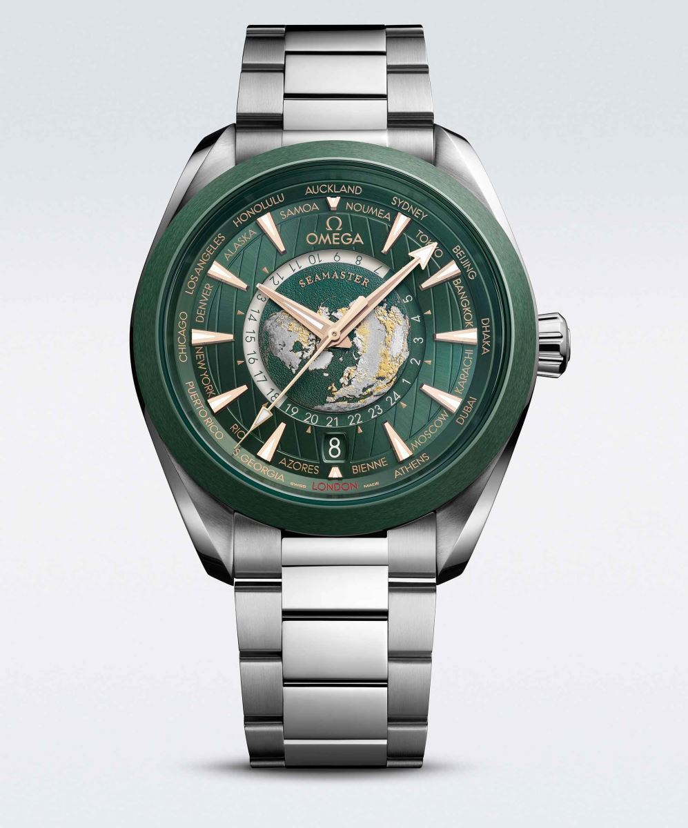 Omega công bố ba tùy chọn mới cho dòng Seamaster Aqua Terra Worldtimer
