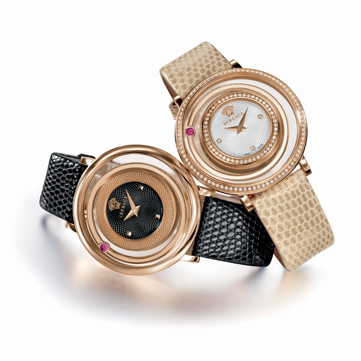 Versace Venus Rose Gold Diamond Watch 39mm