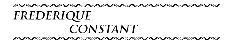 Brand Frederique Constant Brand Frederique Constant