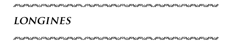 Brand Longines Brand Longines