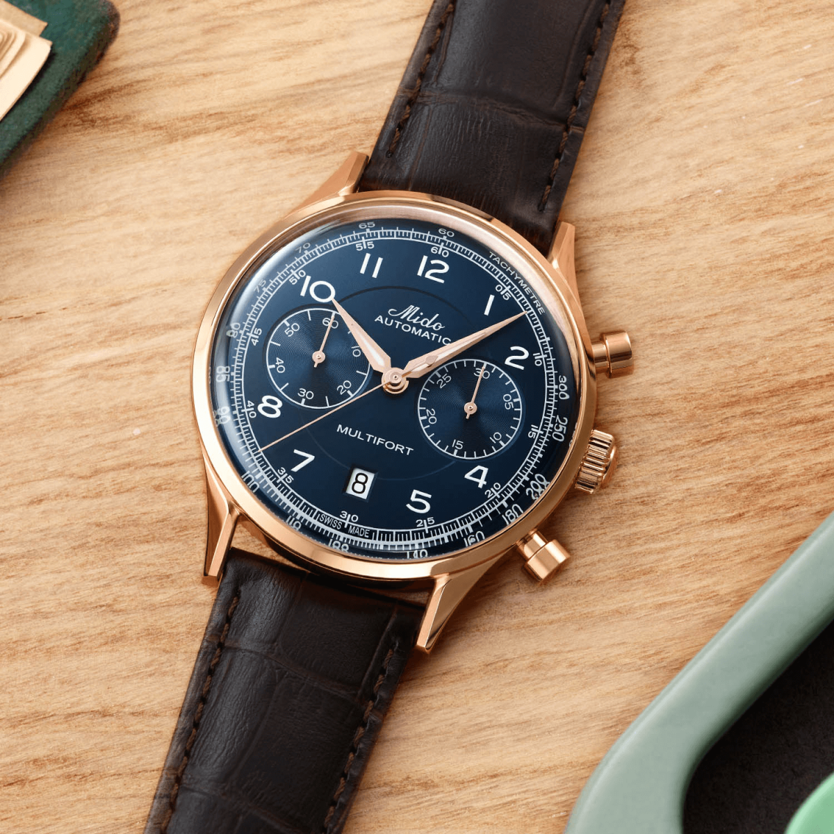 đồng hồ mido multifort patrimony chronograph mới