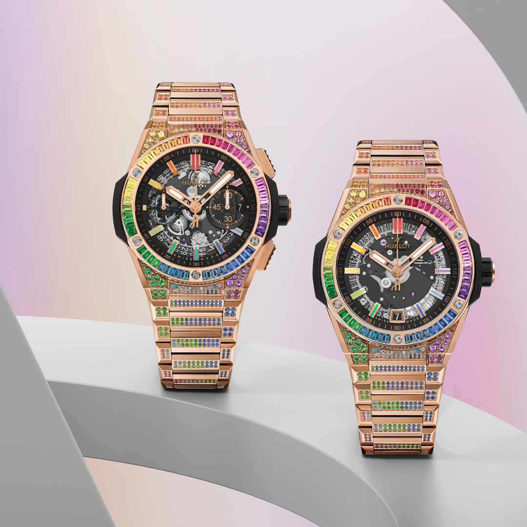 đồng hồ hublot Big Bang Integrated Time Only King Gold Rainbow
