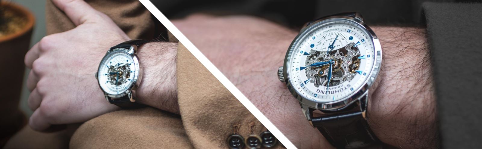 đồng hồ nam STUHRLING ORIGINAL SKELETON