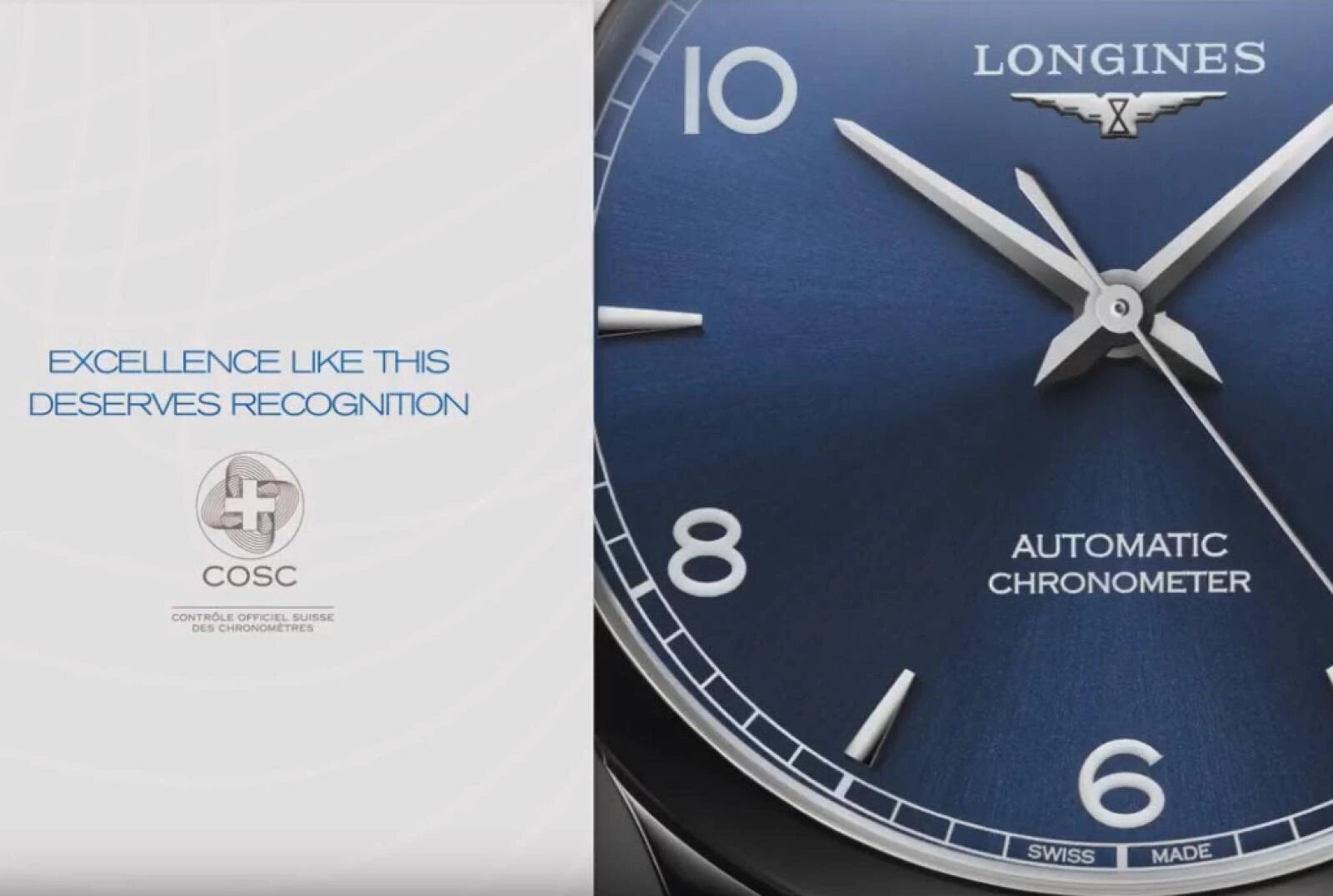 đồng hồ longines record đạt chứng nhận cosc thụy sĩ