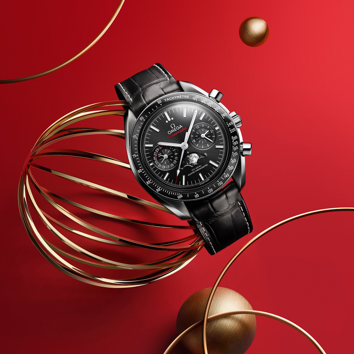 đồng hồ omega speedmaster moonphase 