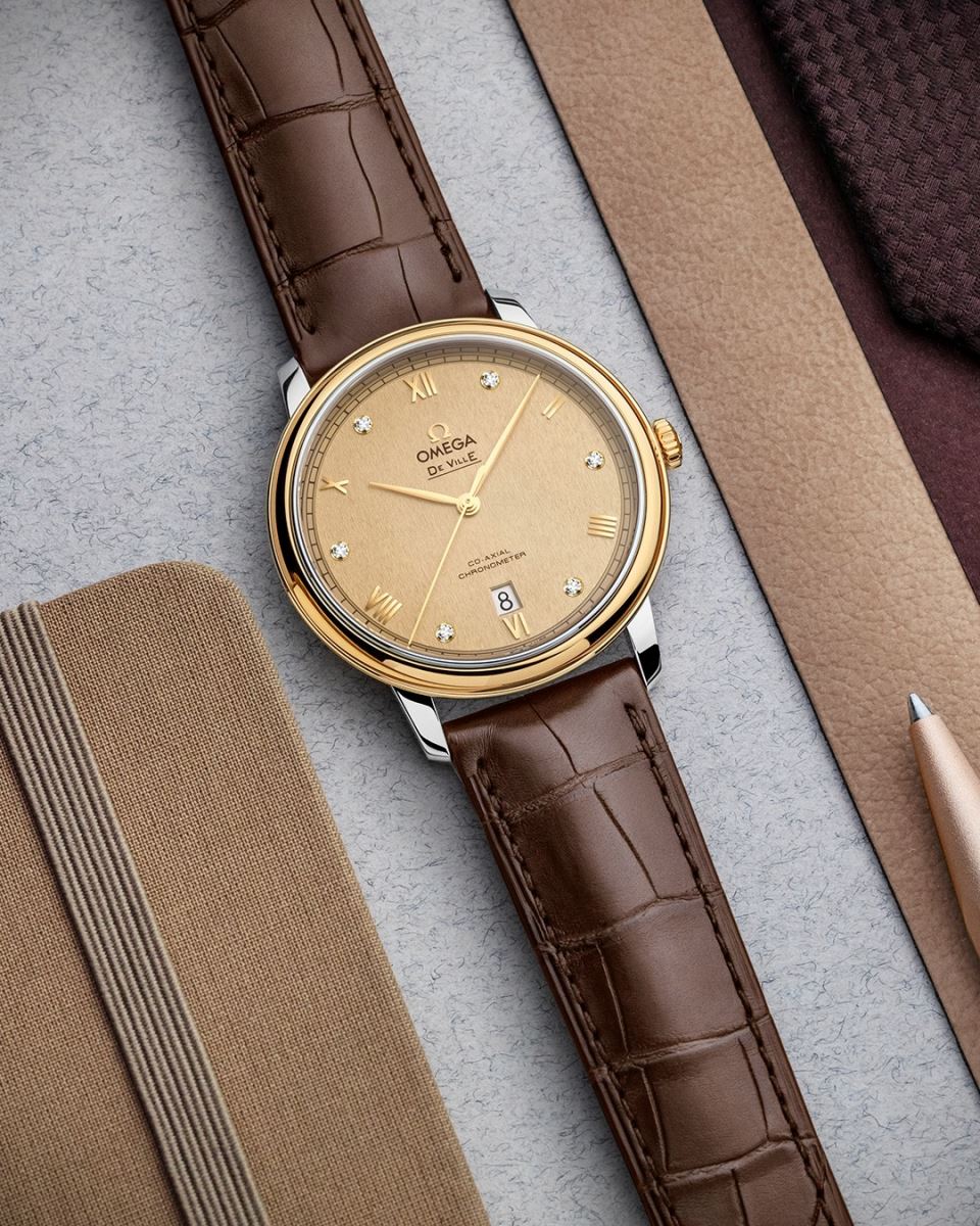 đồng hồ nam omega de ville prestige cao cấp chính hãng thụy sĩ