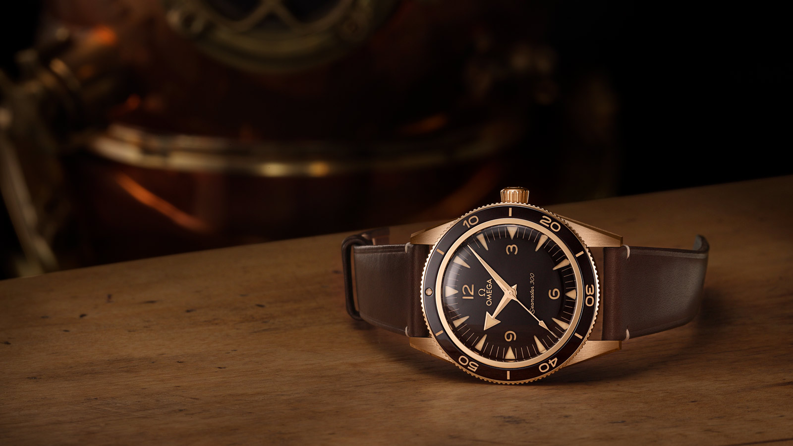 đồng hồ nam omega seamaster 300m viền răng cưa