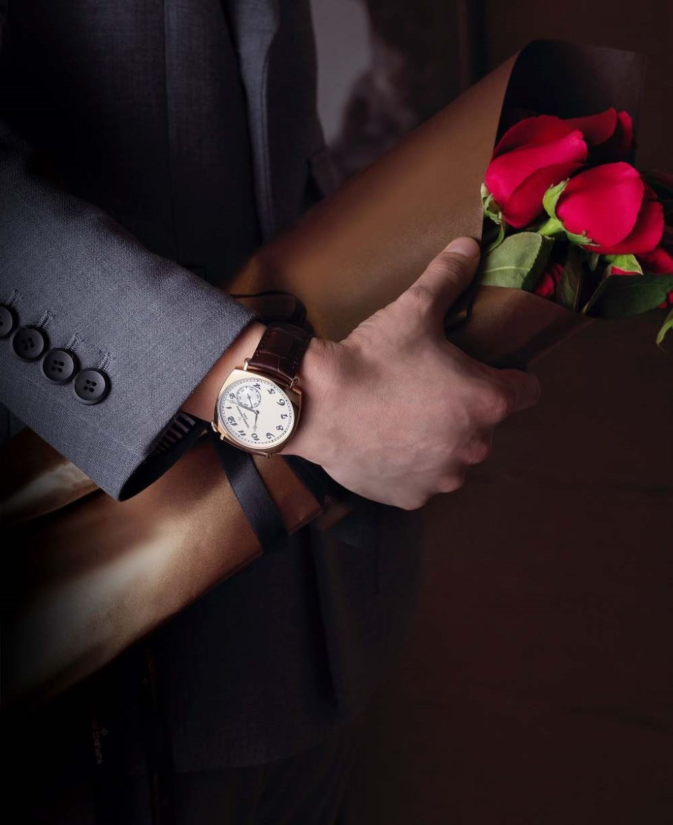 đồng hồ nam vàng rose-gold cao cấp