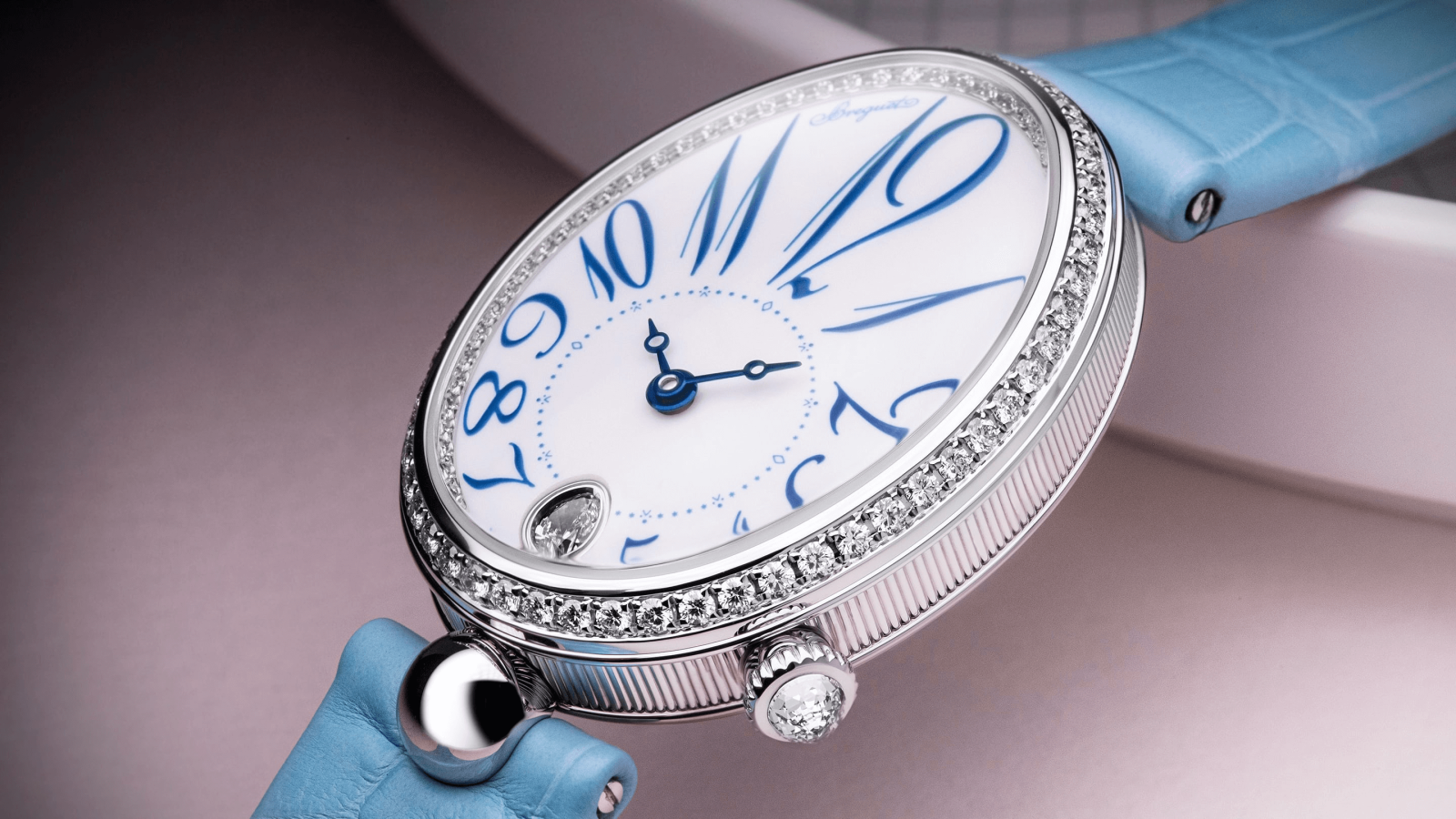 đồng hồ nữ mặt số oval breguet reine de naples 8918 năm 2020