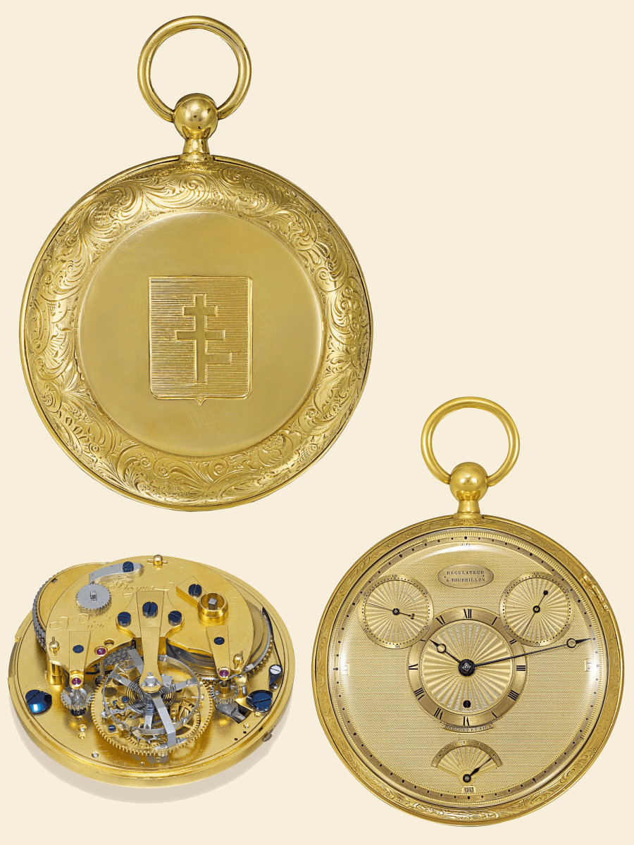đồng hồ quả quýt tourbillon bỏ túi