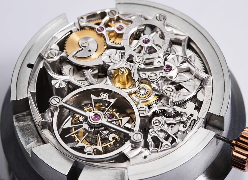 Calibre 2206SQ trong đồng hồ Vacheron Constantin Les Cabinotiers Openworked Tourbillon High Jewelry