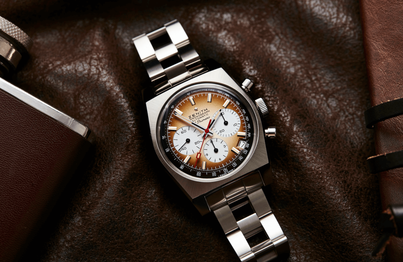 đồng hồ Zenith Chronomaster Revival A385 dây kim loại