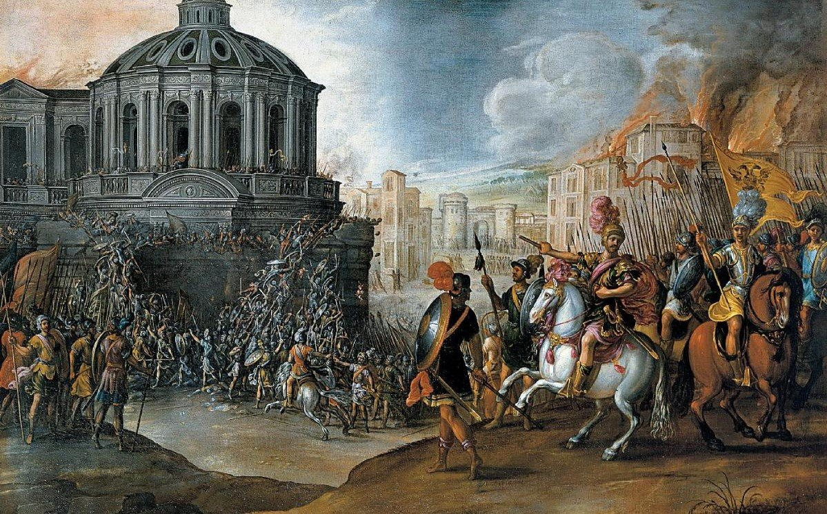 Trận chiến bảo vệ Giáo hoàng Clement VII trong vụ cướp phá thành Rome xảy ra vào tháng 5 năm 1527 đã làm nên huyền thoại về Vệ binh Thụy Sĩ. 
