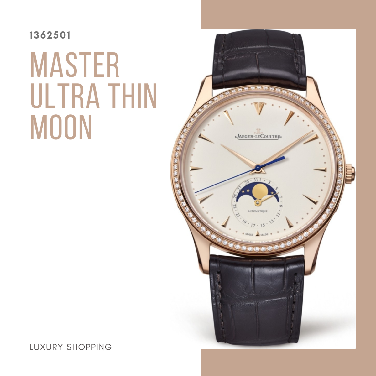 đồng hồ nam Jaeger-LeCoultre 1362501 Ultra Thin Moon