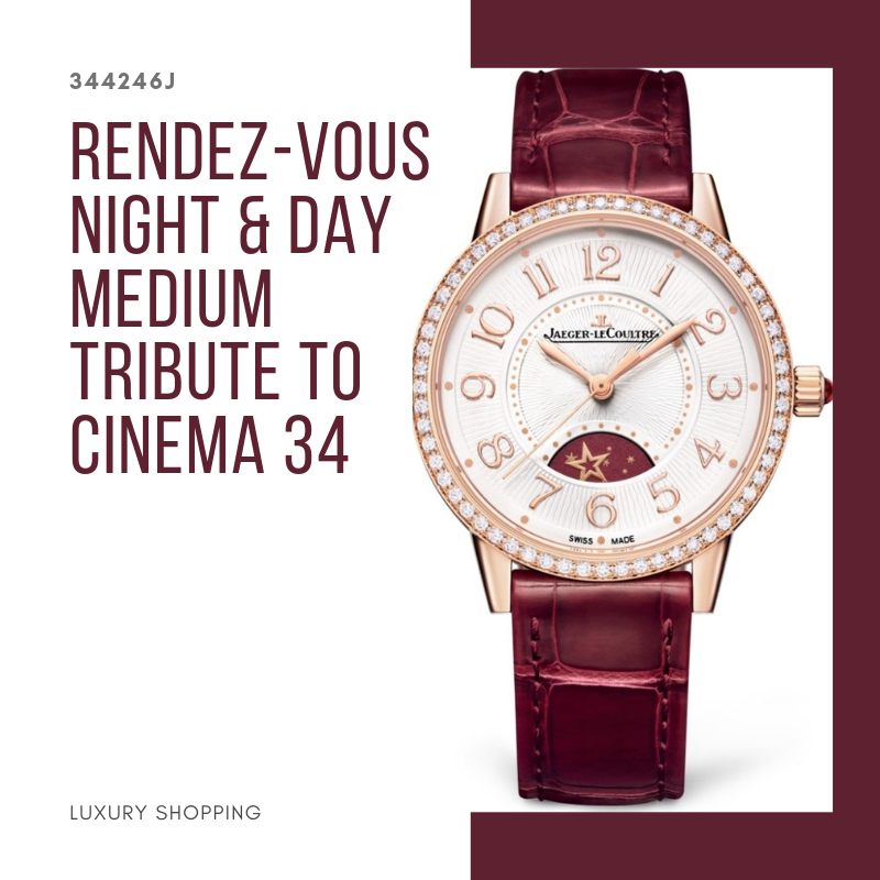 RENDEZ-VOUS 344246J NIGHT & DAY MEDIUM TRIBUTE TO CINEMA 34 đồng hồ jaeger-lecoultre 344246J rendez-vous night & day