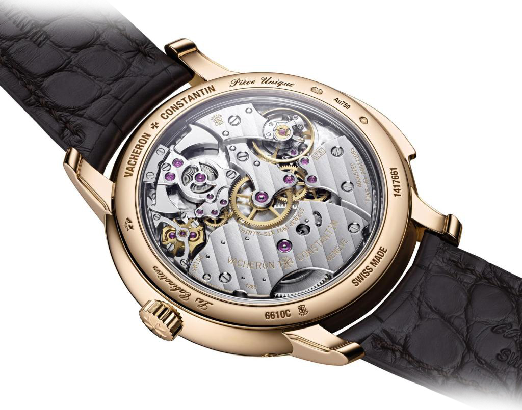 Mặt lưng đồng hồ Vacheron Constantin “La Musique du Temps” Les Cabinotiers Minute Repeater Perpetual Calendar